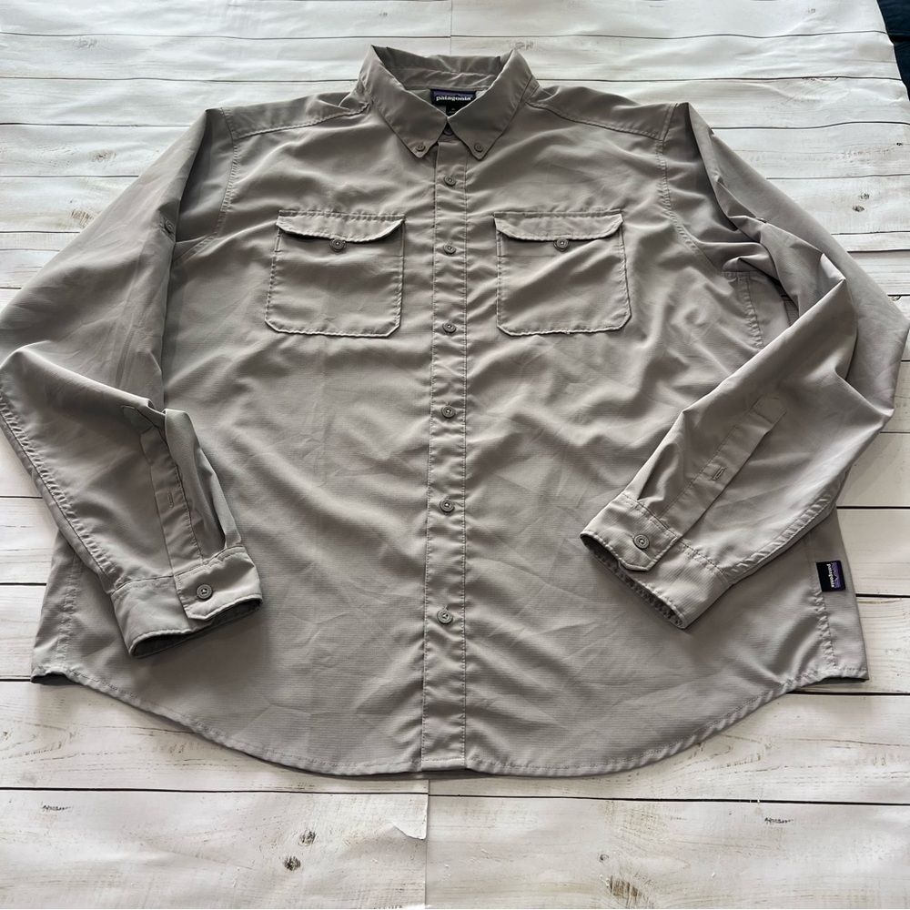 Patagonia Men's Long-Sleeved Self-Guided Hike Shirt Sz XL